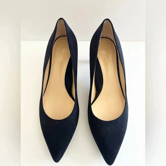 Marion Parke Suede Kitten Heel Pump | Classic Pump 45 - Picture 3 of 8